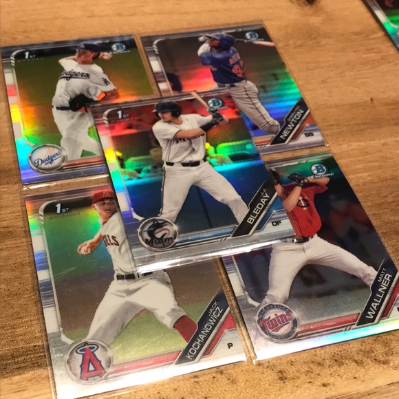 Topps Other - Topps 2019 Bowman Chrome Refractors (15 Cards) Most 1st Bowman Baseball Cards